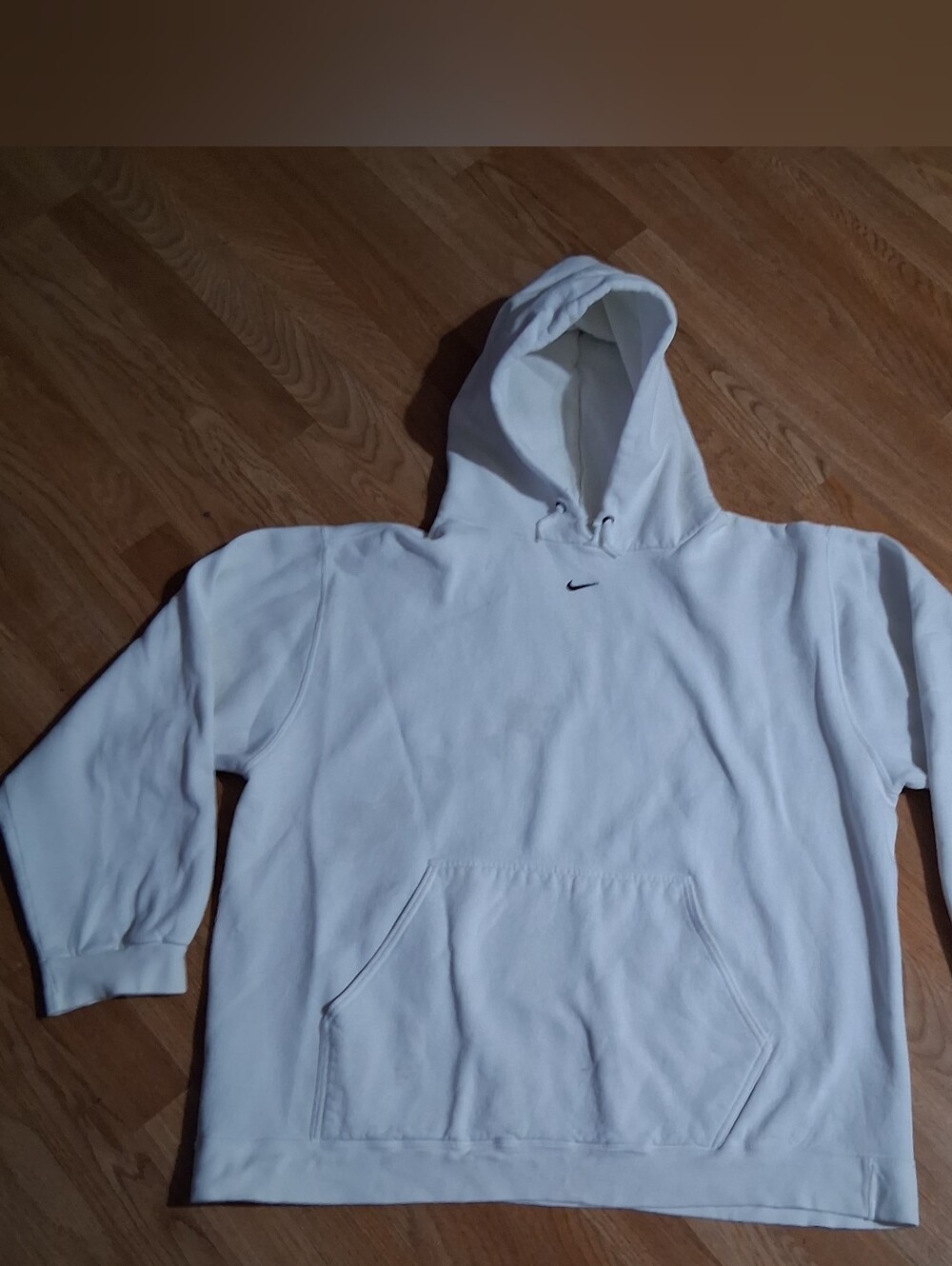 Nike White Men's Zip-Up Look Hoodie